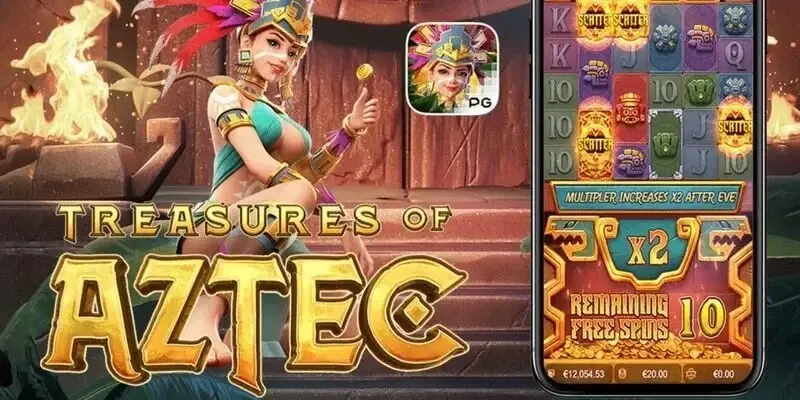 Biểu tượng được dùng trong Kho Báu Aztec hấp dẫn
